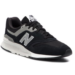 New Balance, Pantofi sport de piele intoarsa si material textil 997, Negru/Gri New Balance, Pantofi sport de piele intoarsa si material textil 997, Negru/Gri