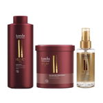 Londa Professional Pachet Velvet Oil pentru reparare cu ulei de argan sampon 1000ml + masca 750ml + ulei 100ml