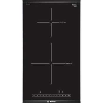 Plita cu inductie incorporabila Bosch Domino PIB375FB1E Serie 6, 30cm, vitroceramica, 2 zone, negru
