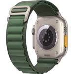 Curea Tech-Protect Nylon Pro pentru Apple Watch 4/5/6/7/8/9/SE (38/40/41 mm) Verde Militar, Tech-Protect