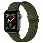 Curea Upzz Tech Mellow Compatibila Cu Apple Watch 4 / 5 / 6 / 7 / SE (42 / 44 / 45 MM), Verde