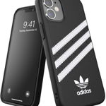 Partener Tele.com ADIDAS Originals Husă turnată pentru IPHONE 12 MINI alb-negru, Partner Tele.com