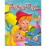 Povesti cu puzzle - Peter Pan, GIRASOL, 2-3 ani +, GIRASOL