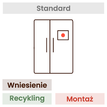 Asamblarea frigiderului Side By Side (ridicare, nivelare, conectare, reciclare), Morele.net