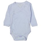 Body bebelusi, bumbac, albastru, 0-3 luni, CaroKids