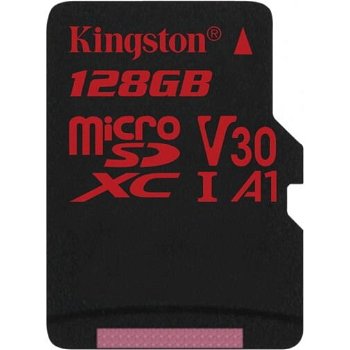 Card microsd sdcr/128gb kingston, 128 gb, microsdxc, clasa 10, standard uhs-i u3