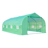 Outsunny Sera Gradina Verde Pentru Legume 6x3x2 | Aosom Romania, Outsunny