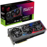 Placa video ASUS GeForce RTX 4080 ROG Strix OC 16GB GDDR6X 256-bit DLSS 3.0, ASUS