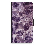 Bjornberry Portofel Caz iPhone 7 - Purple Marmura, 