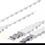 Cablu USB Value USB-A - 1,8 m alb (JAB-756659), Value