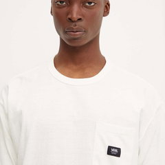 Vans tricou din bumbac barbati, culoarea bej, neted, VN000G3YFS81, Vans