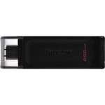 Memorie USB Kingston DataTraveler 70, 256GB, USB-C 3.2 Gen 1, Negru