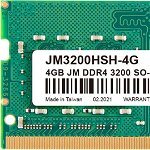 Pamięć do laptopa Transcend Transcend JetRam JM3200HSH-4G moduł pamięci 4 GB 1 x 4 GB DDR4 3200 Mhz, Transcend