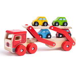 BigJigs Toys Camion cu platforma pentru masinute, BigJigs Toys