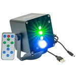 mini laser 160mw + efect led rgb 3w, Ibiza Light