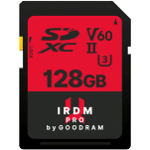 Card de memorie SD Goodram IRDM PRO 128GB,UHS II,V60, IRP-S6B0-1280R12, GoodRam