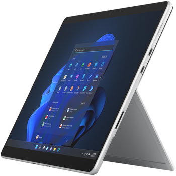 Tableta Microsoft Surface Pro 8, Procesor Intel® Core™ i7-1185G7, PixelSense 13", 16GB RAM, 1TB SSD, 8MP, Wi-Fi, Bluetooth, Windows 10 Pro Argintiu