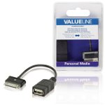 Cablu adaptor OTG Samsung 30 pini tata - USB A mama 0.2m Valueline, Valueline
