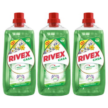 Set Solutie pentru Pardoseala Casa Rivex Spring Fresh, 3 Bucati x 1.5 l