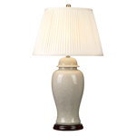 Veioza Ivory Crackle 1 Light Large Table Lamp, ELSTEAD-LIGHTING