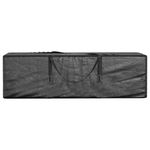 Geanta depozitare perne gradina vidaXL, negru 135x40x55 cm polietilena, 0.44 kg