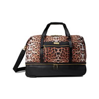 Genti Femei Roberto Cavalli 22quot Drop Bottom Rolling Duffel Leopard, Roberto Cavalli