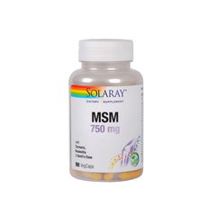 MSM 750 mg Solaray, 90 capsule vegetale, Secom, Secom MSM 750 mg Solaray, 90 capsule vegetale, Secom, Secom
