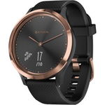 Smartwatch Vivomove HR Roz Auriu Si Curea Neagra