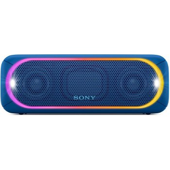 Sony Boxa portabila SRSXB30L, EXTRA BASS, Bluetooth, NFC, Wi-Fi, Rezistenta la stropire, SongPal, albastru