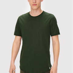 Tricou de bumbac cu garnituri nefinisate Benne, Only Sons Tricou de bumbac cu garnituri nefinisate Benne, Only Sons