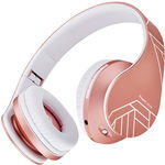 Casti P2    Wireless  Bluetooth   40mm Microfon Rose Gold, PowerLocus