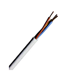 Cablu, iz.+manta PVC, H05VV-F 3 G 0,75mm² gri deschis, 500m, Schrack
