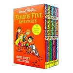 Enid Blyton The Famous Five Adventures Shory Story Collection 10 Books Box Set (Well Done Famous Five, A Lazy Afternoon, Good Old Timmy, George S Hair Is Too Long, Five And A Half-Term Adventure, The