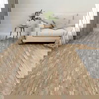 Gossi placi de pardoseala autoadezive, 55 buc., maro, pvc, 5,11 m2, Gossi