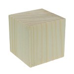 Cub lemn natur 5x5x5cm, Galeria Creativ