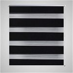 Jaluzea tip zebră, 100 x 175 cm, negru, Casa Practica