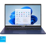 Laptop ASUS X515EA-BQ850W Intel Core i3-1115G4 15.6inch RAM 8GB SSD 256GB Intel UHD Graphics Windows S Peacock Blue