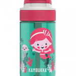 Sticla Kambukka Lagoon cu capac Spout Tritan 400 ml Ocean Mermaid, Kambukka