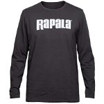 Tricou Rapala long sleeve Charcoal T-Shirt (L)