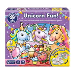 Joc de societate Distractia Unicornilor UNICORN FUN, Orchard Toys, 4-8 ani, Orchard Toys