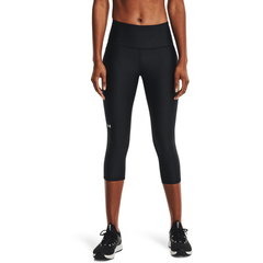 Under Armour, Colanti capri pentru fitness HeatGear®, Alb, Negru, XS