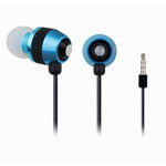 Casti stereo cu microfon metal Blue, Gembird MHS-EP-002