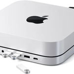 Hub USB Satechi USB-C, Stand si Hub pentru Mac Mini, Silver, Satechi