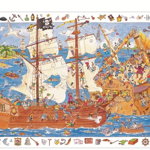 Puzzle observatie Djeco Pirati, 6-7 ani +, Djeco