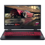 Laptop Acer Gaming 15.6" Nitro 5 AN515-58, FHD IPS 144Hz, Procesor Intel® Core™ i5-12500H, 16GB DDR4, 512GB SSD, GeForce RTX 3050 Ti 4GB, No OS, Obsidian Black