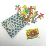 Set puzzle cu geanta