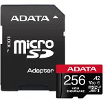 Card de Memorie MicroSD ADATA 256GB, Adaptor SD, Class 10, ADATA