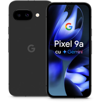 Telefon Mobil Google Pixel 9a, Dual SIM, 128GB, 12GB RAM, 5G, Obsidian