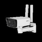 Camera supraveghere exterior IP Dahua WizSense IPC-HFW3441DGP-AS-4G-NL668EAU-B-0280B, 4 MP, lumina alba 30 m, 2.8 mm, 4G, PIR 10 m, slot card