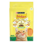 Hrana uscata pentru pisici Friskies Indoor, Pui & Verdeturi degradina, 10Kg